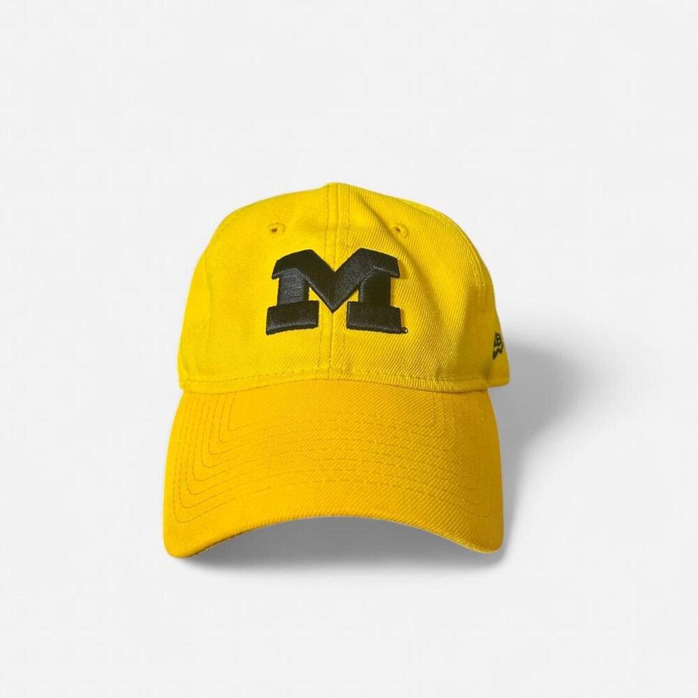 Michigan University Yellow Embroidered New Era Hat‎